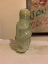 Load image into Gallery viewer, A Chinese carved jade snuff bottle.