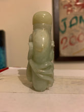 Load image into Gallery viewer, A Chinese carved jade snuff bottle.