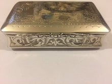 Load image into Gallery viewer, Life saving related Victorian Silver Snuff Box. Birmingham C.C Colen Cheshire 1875.