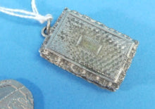 Load image into Gallery viewer, WILLIAM IV SILVER VINAIGRETTE, HALLMARKS WORN BUT PROBABLY BIRMINGHAM, 1836.