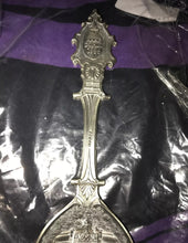 Load image into Gallery viewer, 1986 LIMITED EDITION SCHLOSS LINDERHOF PEWTER SPOON Anno Domini JARESLOFFEL.