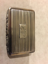 Load image into Gallery viewer, GEORGE IV SILVER SNUFF BOX, by Thomas Shaw, Birmingham, 1828.