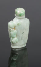 Load image into Gallery viewer, Chinese carved nephrite jade snuff bottle.