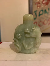 Load image into Gallery viewer, A Chinese carved jade snuff bottle.