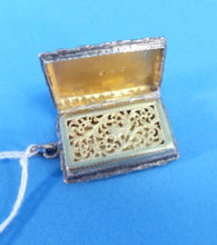 Load image into Gallery viewer, WILLIAM IV SILVER VINAIGRETTE, HALLMARKS WORN BUT PROBABLY BIRMINGHAM, 1836.
