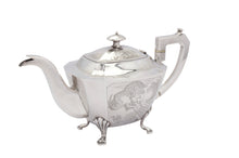Load image into Gallery viewer, EARLY 20TH CENTURY CHINESE EXPORT SILVER THREE-PIECE TEA SERVICE, HONG KONG CIRCA 1930