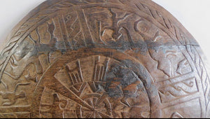 ceremonial parade shield. Attributed to the African People of Madagascar.