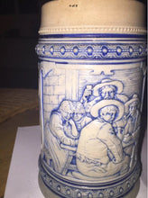 Load image into Gallery viewer, Vintage German beer stein tankard by Gerz of Germany.