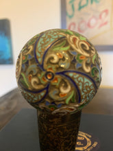Load image into Gallery viewer, Russian silver cloisonne Enamel Easter Egg by Grigory Sbetnayev, Moscow Circa 1893..