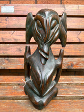 Load image into Gallery viewer, A 19th century African tribal carved wood stylised figure.