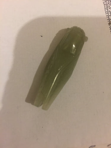 A Chinese Nephrite Jade Carved Locust.