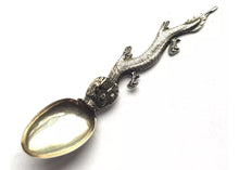 Load image into Gallery viewer, Rare Antique Chinese Dragon Handle styled Silver spoon Luen Wo of Shanghai ,China..
