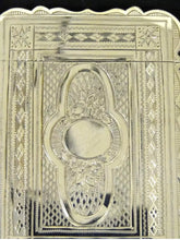 Load image into Gallery viewer, Antique Victorian Silver Card Case, Birmingham, Hilliard &amp; Thomason 1872..