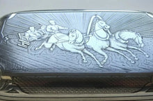 Load image into Gallery viewer, 19th century Russian 84 Silver Niello Cheroot Case with figures on a Horse &amp; Chariot style Theme