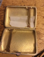 Load image into Gallery viewer, An Edward VII silver cigarette case by H.V. Pithey &amp; Co, Birmingham 1909, gilt interior.