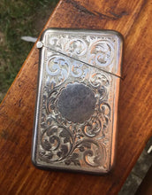 Load image into Gallery viewer, Edward VII silver card case by C.E. Williams, Birmingham 1902