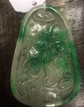 Load image into Gallery viewer, 19th Century Chinese Apple green Jade carved amulet hard stone..