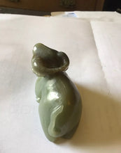 Load image into Gallery viewer, Green Jade Carving of an Ox, China, late 19th to 20th Century