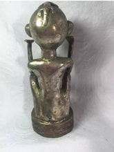 Load image into Gallery viewer, Antique Silver over copper Timor Indonesia Totem Statue 9&#39;&#39;