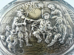 Dutch Antique Silver  Snuff Box c.1890