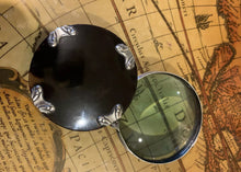 Load image into Gallery viewer, 19th Century silver tortoise shell magnifying glass