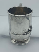 Load image into Gallery viewer, Mappin and Webb Sterling Silver Christening Mug Circa 1882