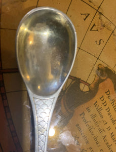 Russian Silver 84 Spoon 1866 , Moscow. Other hallmarks include initials C.G