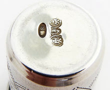 Load image into Gallery viewer, Russian 84 standard silver set of 7 vodka shot cupsEseevich Zakhoder, Kiev, c. 1908-1917