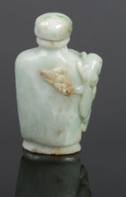 Load image into Gallery viewer, Chinese carved nephrite jade snuff bottle.