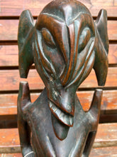 Load image into Gallery viewer, A 19th century African tribal carved wood stylised figure.