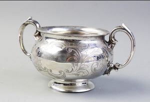 A Victorian silver sucrier,(Sugar Bowl)  Henry Holland, London 1867