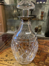 Load image into Gallery viewer, Vintage Silver Colllared Glass Baluster Decanter , Birmingham 1976.
