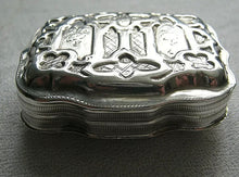 Load image into Gallery viewer, Antique Big Dutch Solid Silver Snuff box with Gilded interior 1856
