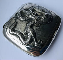 Load image into Gallery viewer, A chinese Export Silver Cigarette case by Wang Hing.
