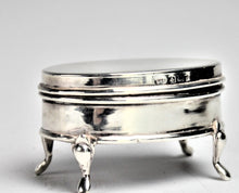 Load image into Gallery viewer, An Edwardian Silver trinket box by Levi and Salaman ,Birmingham 1905.