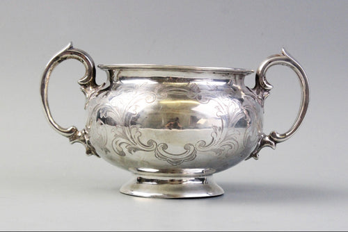 A Victorian silver sucrier,(Sugar Bowl)  Henry Holland, London 1867