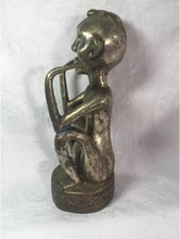 Load image into Gallery viewer, Antique Silver over copper Timor Indonesia Totem Statue 9&#39;&#39;