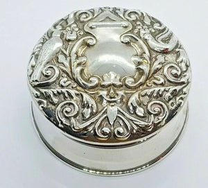 Vintage Silver Jewellery /Trinket Box Birmingham 1956 Broadway & Co