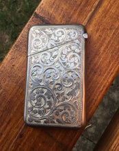 Load image into Gallery viewer, Edward VII silver card case by C.E. Williams, Birmingham 1902