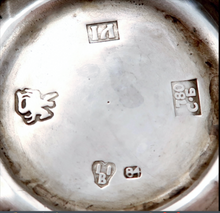 Load image into Gallery viewer, Russian silver beaker vases, bearing 18th century Russian Hallmarks