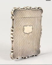 Load image into Gallery viewer, Antique Silver engraved calling card case 19th century.