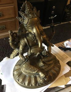 A bronze figure of Ganesha 20th Century