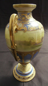 ANTIQUE NORITAKE PORCELAIN VASE MADE IN JAPAN