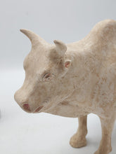 Load image into Gallery viewer, A painted pottery figure of an Ox. c. Tang dynasty (618-907)