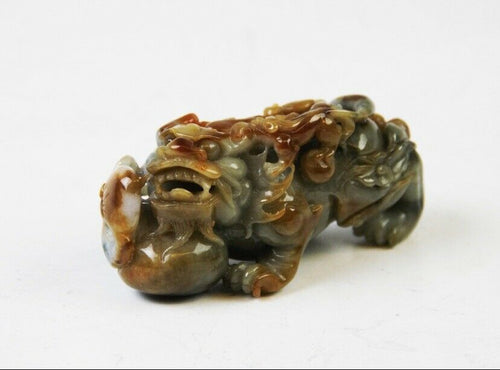 Chinese Nephrite jade foo Dog 20th Century