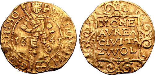 Netherlands, Dutch Republic AV Ducat. Ferdinand II. Zwolle mint, 1641