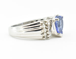 18K Gold Iliana Tanzanite and Diamond Fashion Ring
