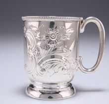Load image into Gallery viewer, A LATE VICTORIAN SILVER MUG, maker B &amp; C, Birmingham 1899