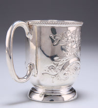 Load image into Gallery viewer, A LATE VICTORIAN SILVER MUG, maker B &amp; C, Birmingham 1899